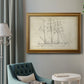 Sailboat Blueprint I Premium Framed Canvas- Ready to Hang