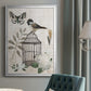 Vintage Menagerie II - Modern Framed Canvas Print