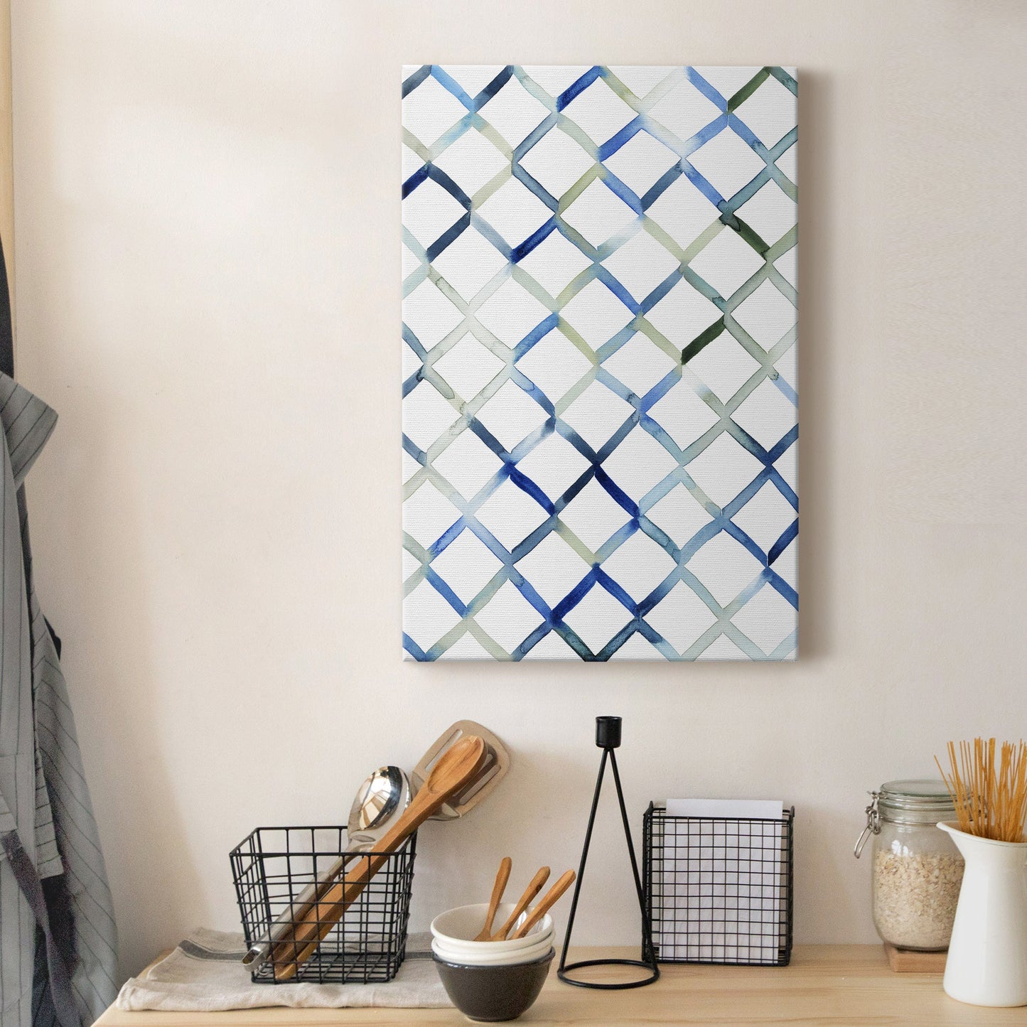 Sea Lattice I Premium Gallery Wrapped Canvas - Ready to Hang