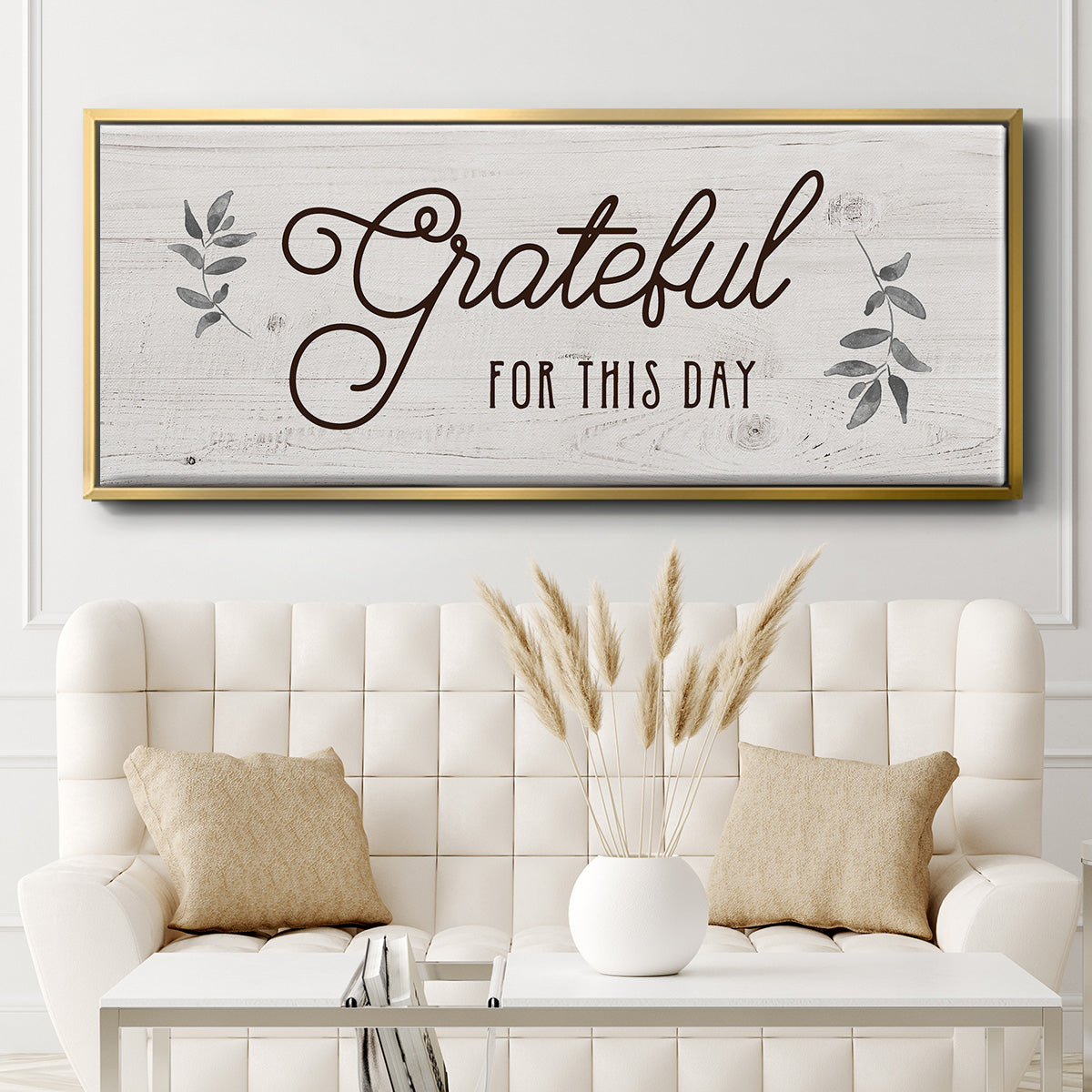 For this Day - Floater Framed Canvas Print