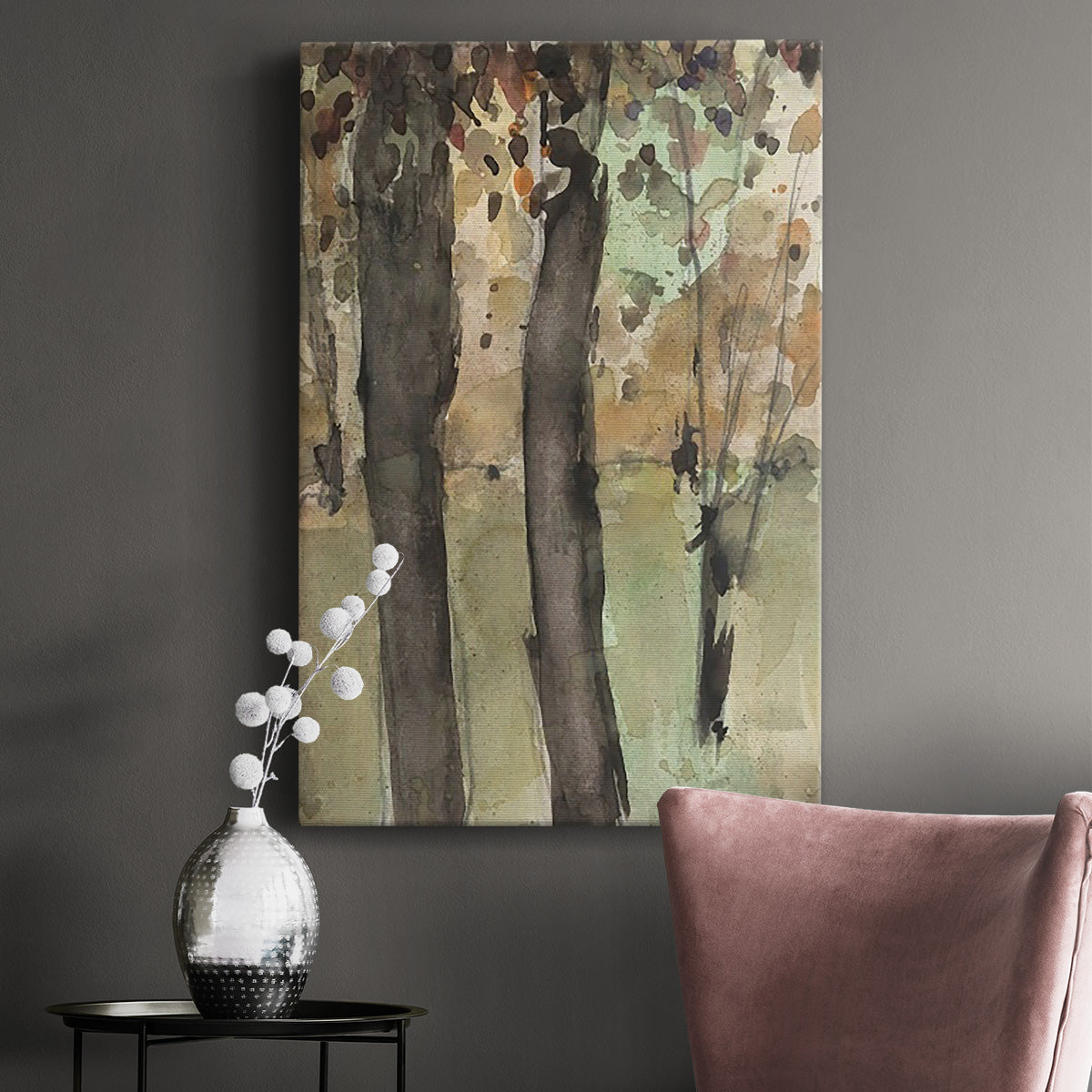 Under the Tree Confetti I Premium Gallery Wrapped Canvas - Ready to Hang