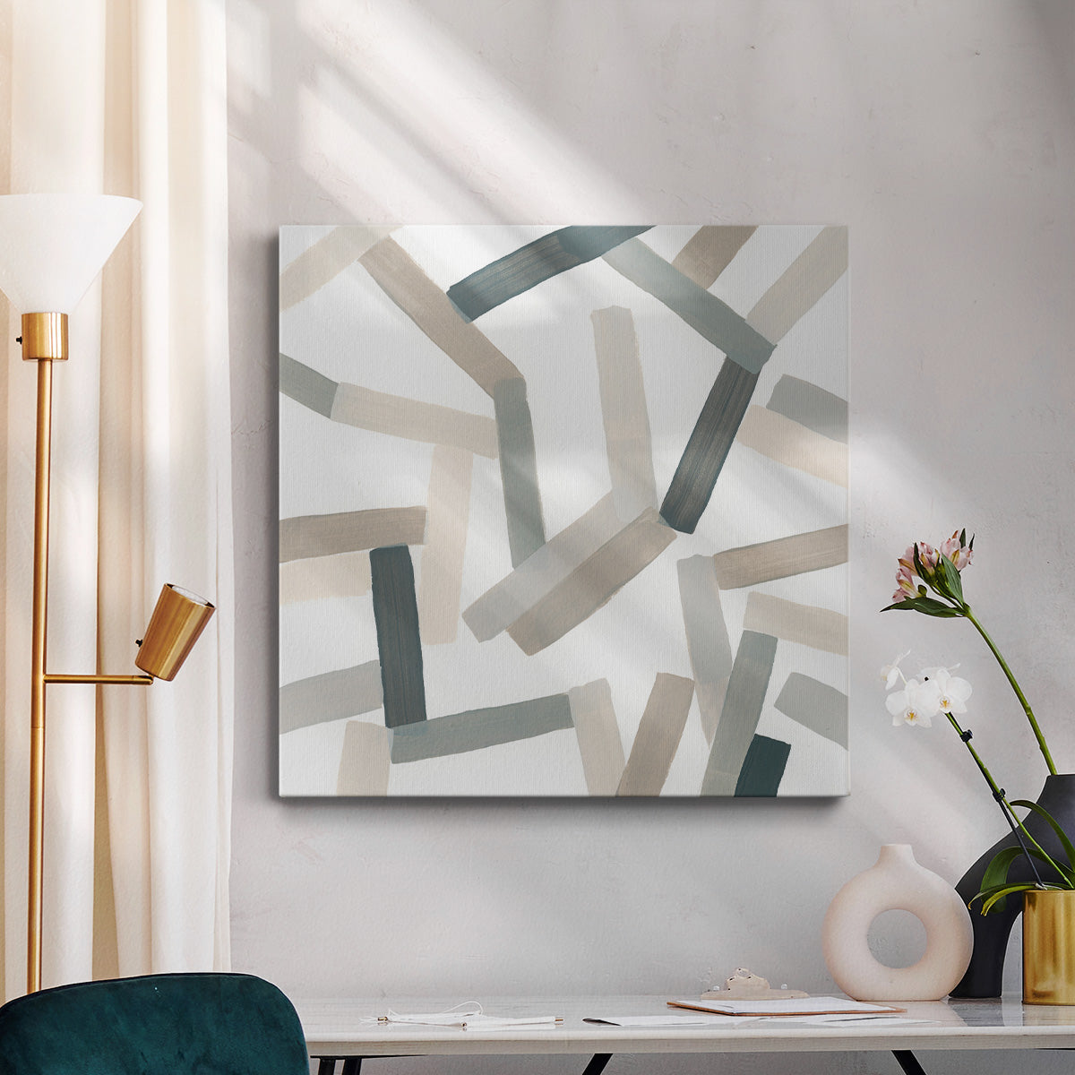 Matchstick Jumble III - Canvas Art Print
