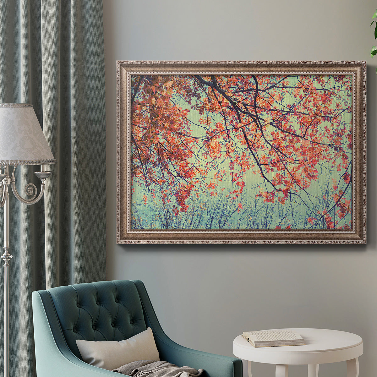 Autumn Tapestry II Premium Framed Canvas- Ready to Hang