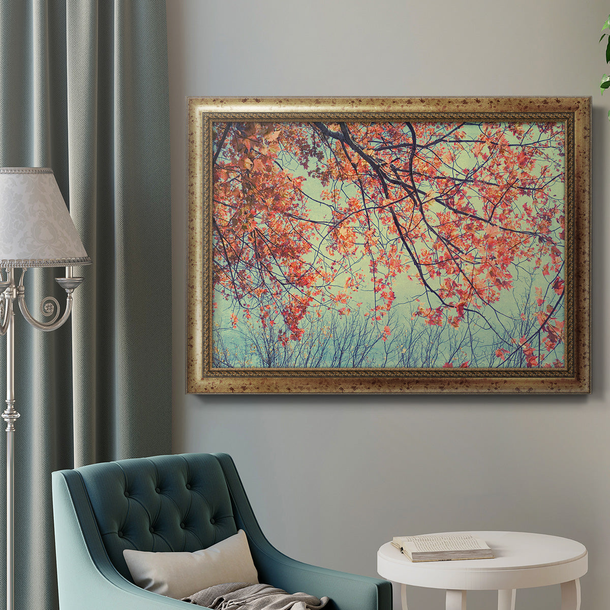 Autumn Tapestry II Premium Framed Canvas- Ready to Hang