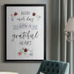 Grateful Heart - Modern Framed Canvas Print