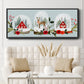 Snow Globe Village Collection D - Floater Framed Canvas Print