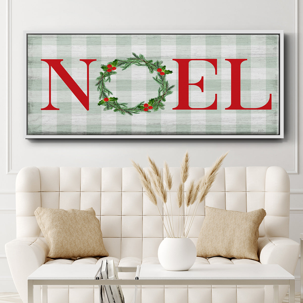 Noel - Floater Framed Canvas Print