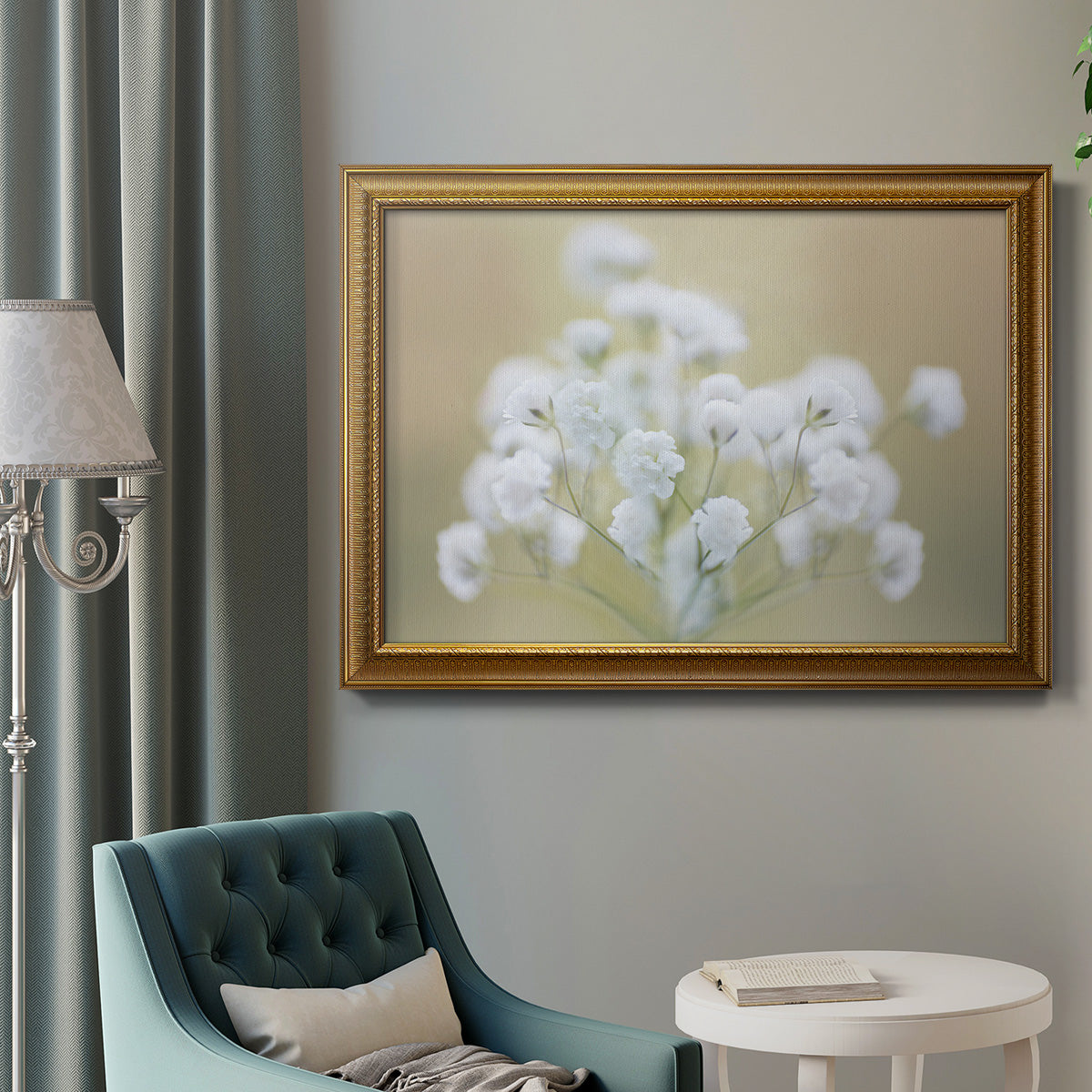 Baby's Breath Study I Premium Framed Canvas- Ready to Hang