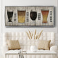 Beer Chart II - Floater Framed Canvas Print