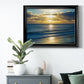 Beach Sunset Surfers Premium Classic Framed Canvas - Ready to Hang