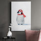 Penguin Play II Premium Gallery Wrapped Canvas - Ready to Hang