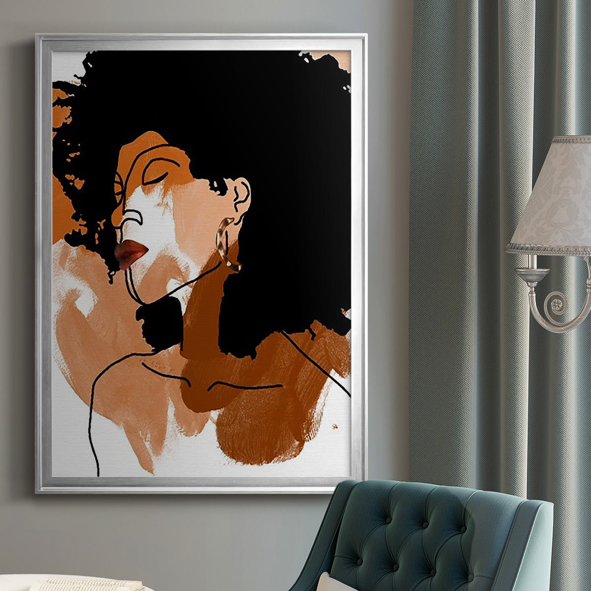 Phenomal Women II - Modern Framed Canvas Print