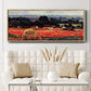 The Poppy Blumenfeld (The Barn) - Floater Framed Canvas Print
