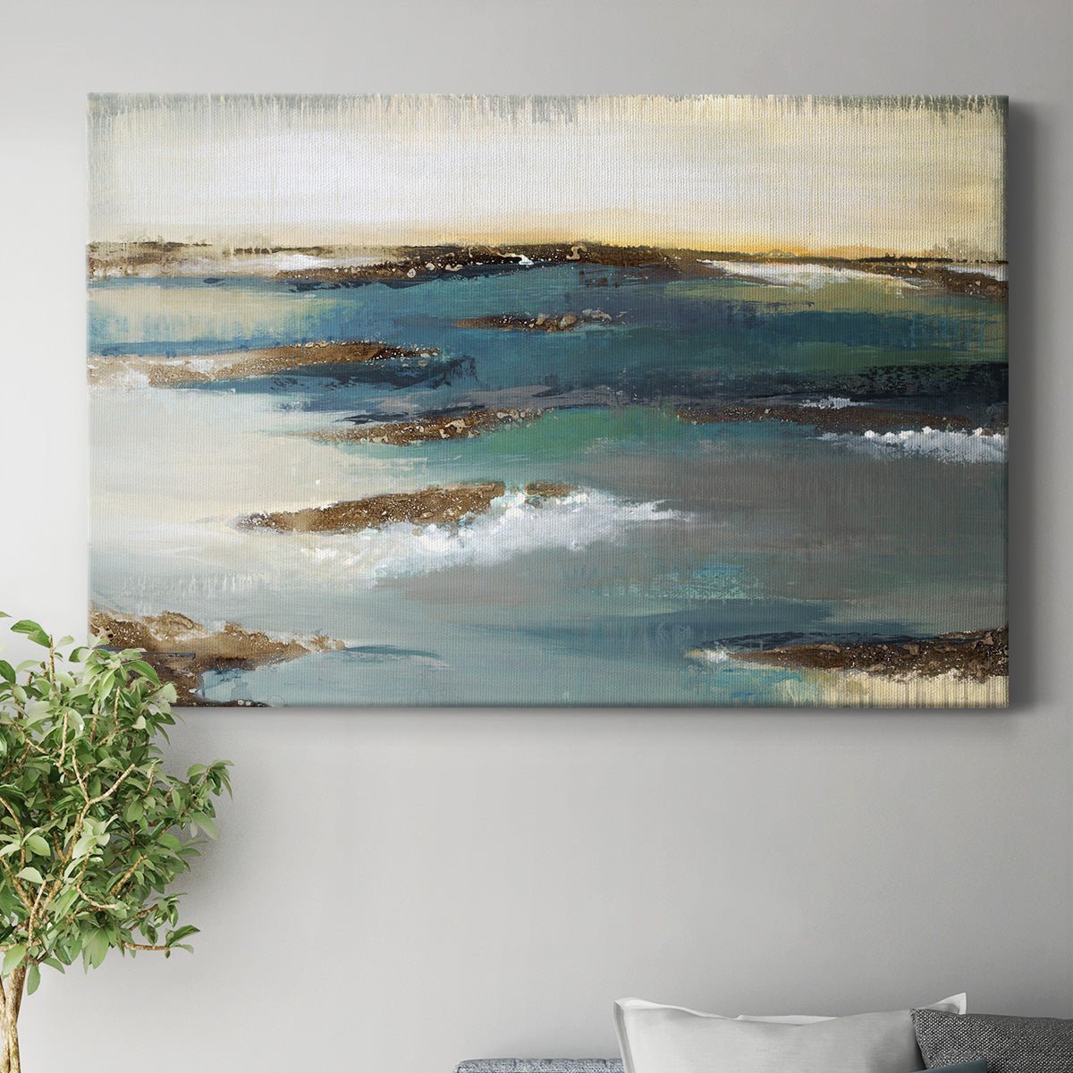 Coastal Bluffs - Canvas Art Print