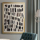 Chalk and Flint III - Modern Framed Canvas Print