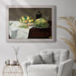 Still Life with Melon and Peaches - Ornate Framed Canvas Print