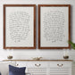 Letter to a Lover I - Premium Framed Canvas 2 Piece Set - Ready to Hang