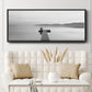 Black & White Water Panel XII - Floater Framed Canvas Print