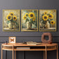 Floral Study Series CLXXI - Restickable Framed Art Set