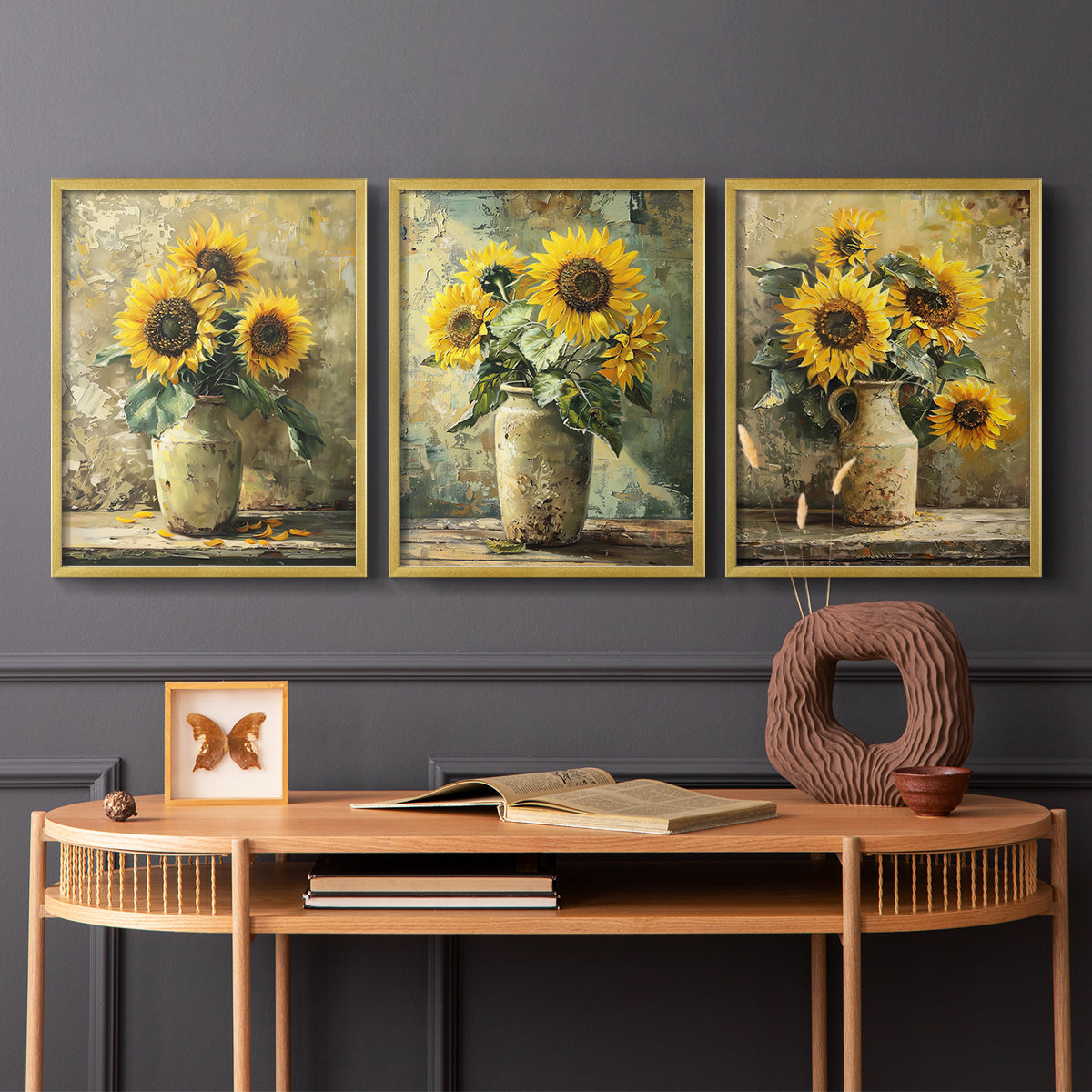 Floral Study Series CLXXI - Restickable Framed Art Set