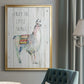 Llama Little Things - Modern Framed Canvas Print