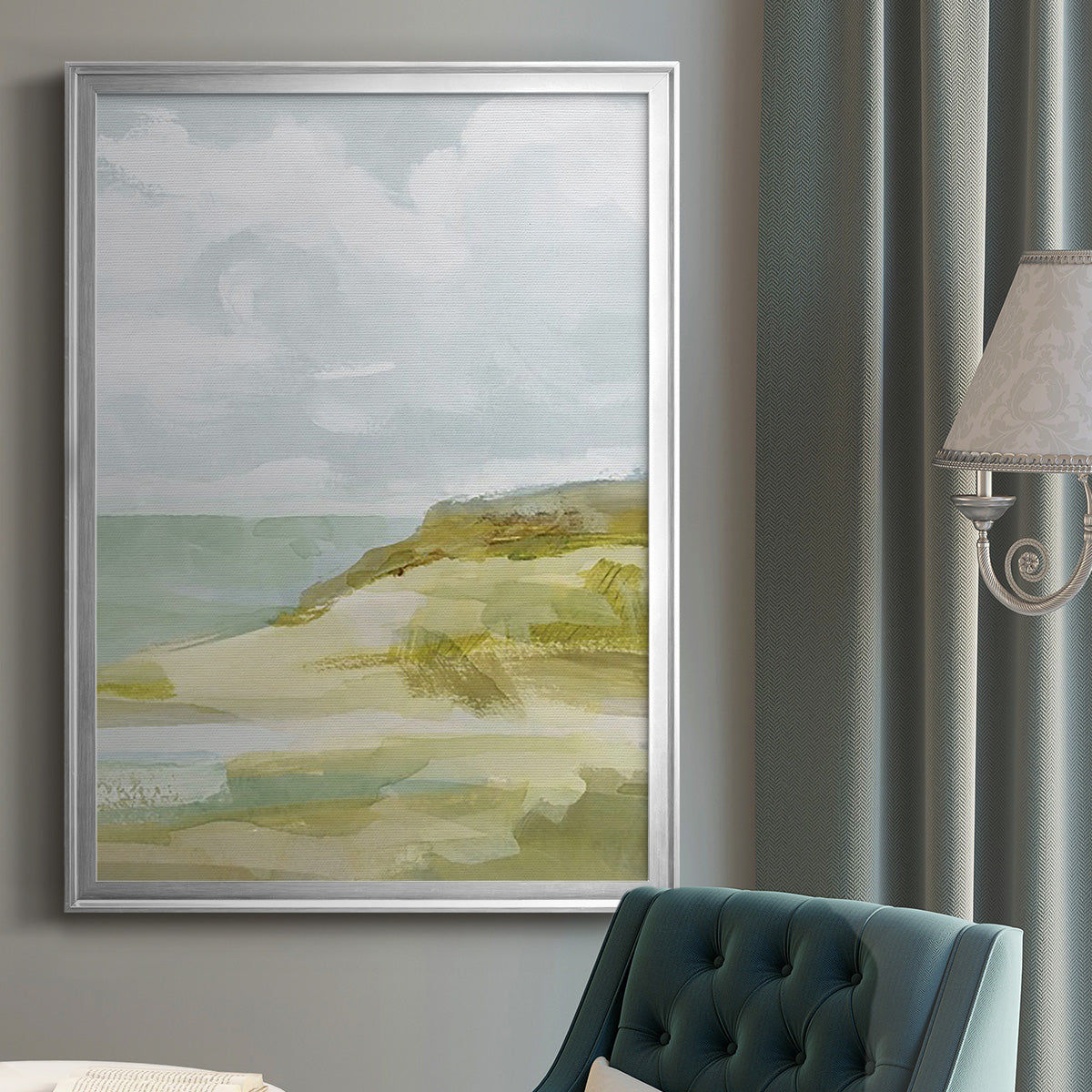 Inlet Impression II - Modern Framed Canvas Print