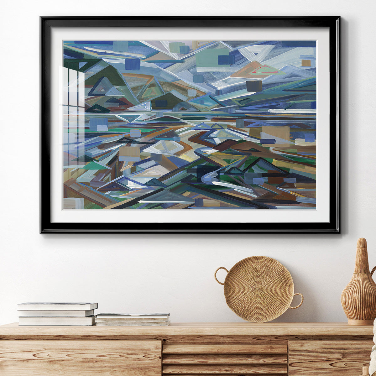 Low Tide - Modern Framed Art Print