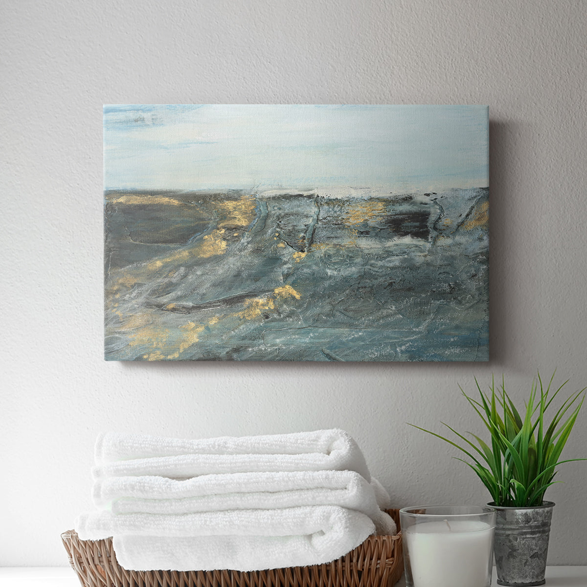 Flow of Love in Ocean I - Canvas Art Print