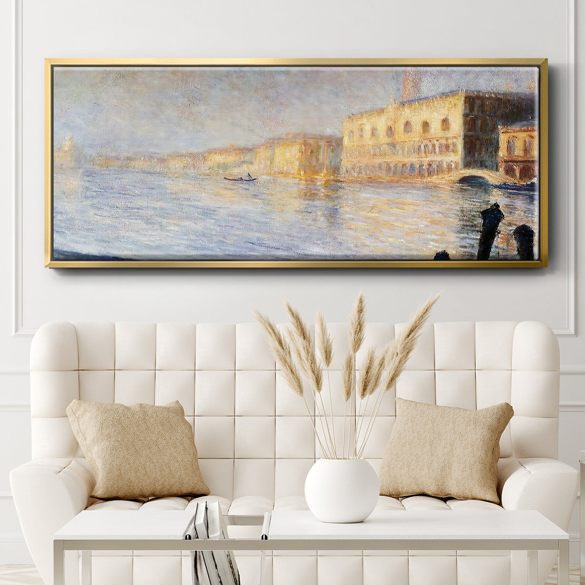 The Doges' Palace, 1908 - Floater Framed Canvas Print