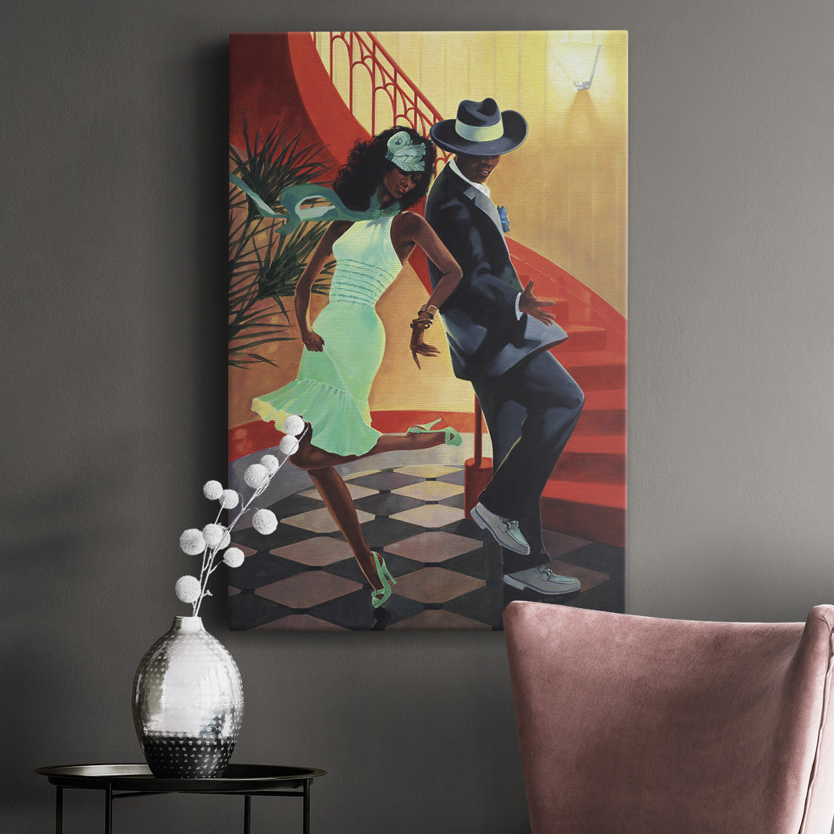 Night Out IV Premium Gallery Wrapped Canvas - Ready to Hang