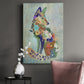 Fantastic Florals Fox, Sitting - Canvas Art Print