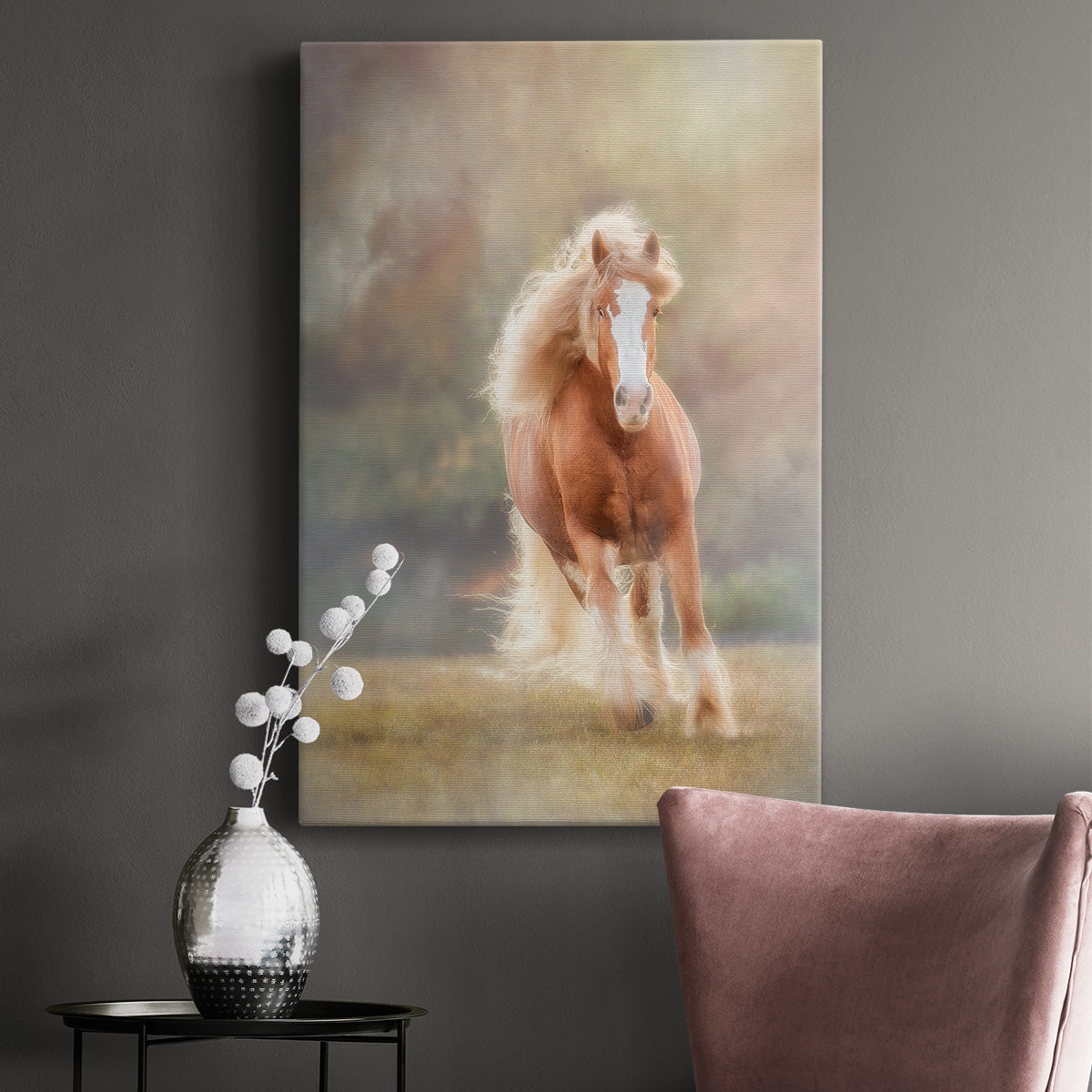 Horse Motion VII Premium Gallery Wrapped Canvas - Ready to Hang