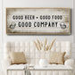 Good Company - Floater Framed Canvas Print