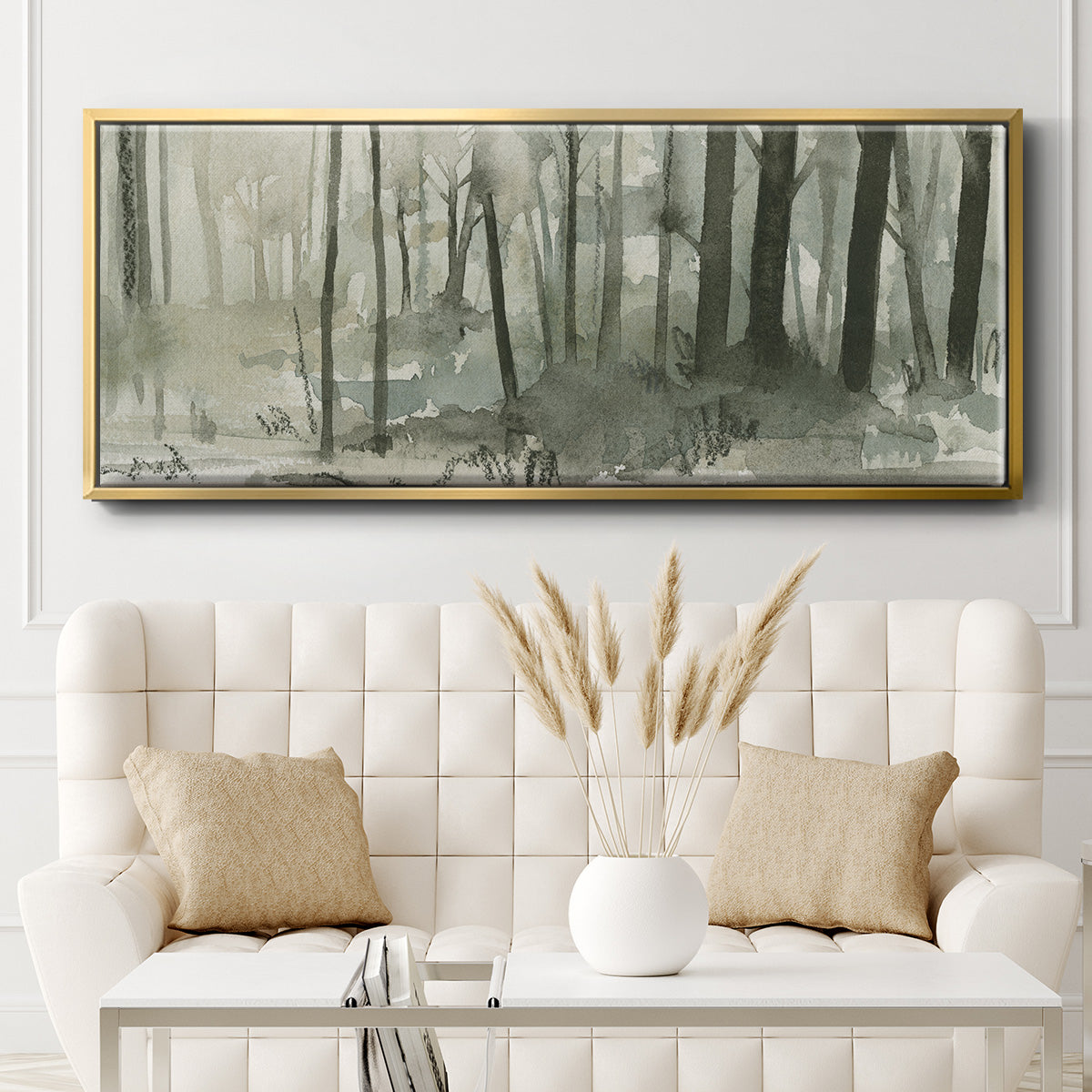 Into the Woods II - Floater Framed Canvas Print