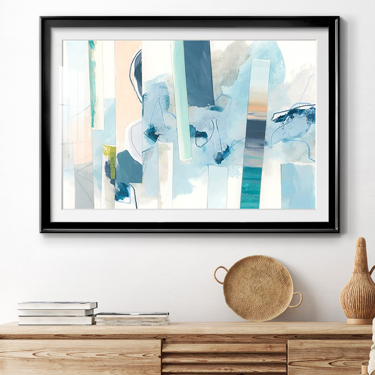 Liquid Strata II - Modern Framed Art Print