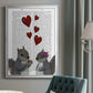 Squirrel Love - Modern Framed Canvas Print