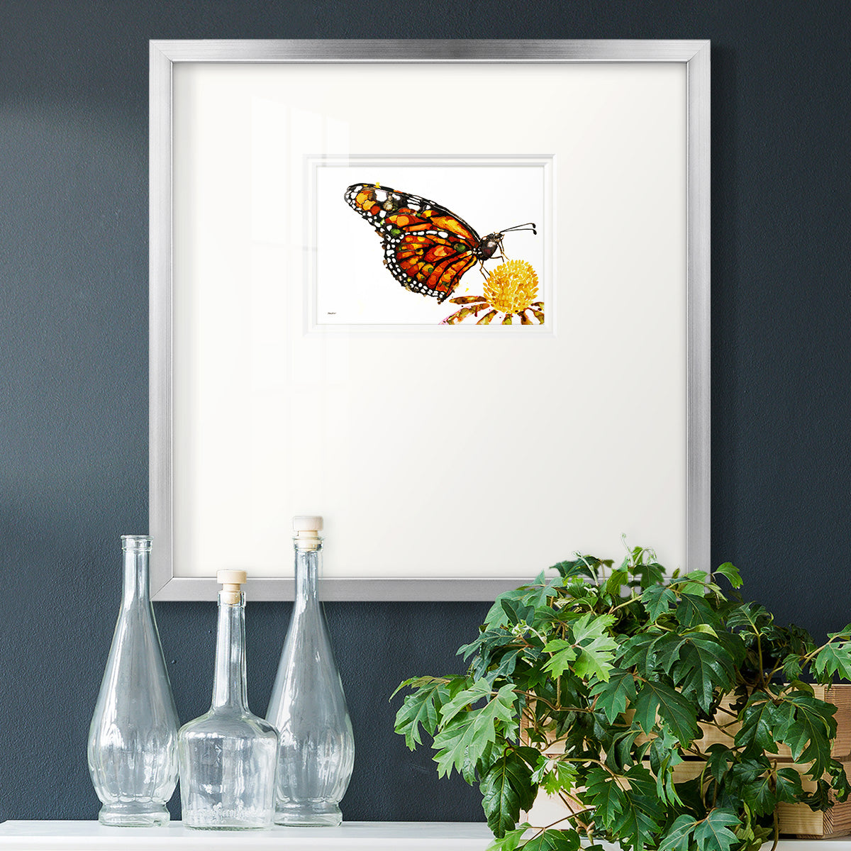 Wings I Premium Framed Print Double Matboard