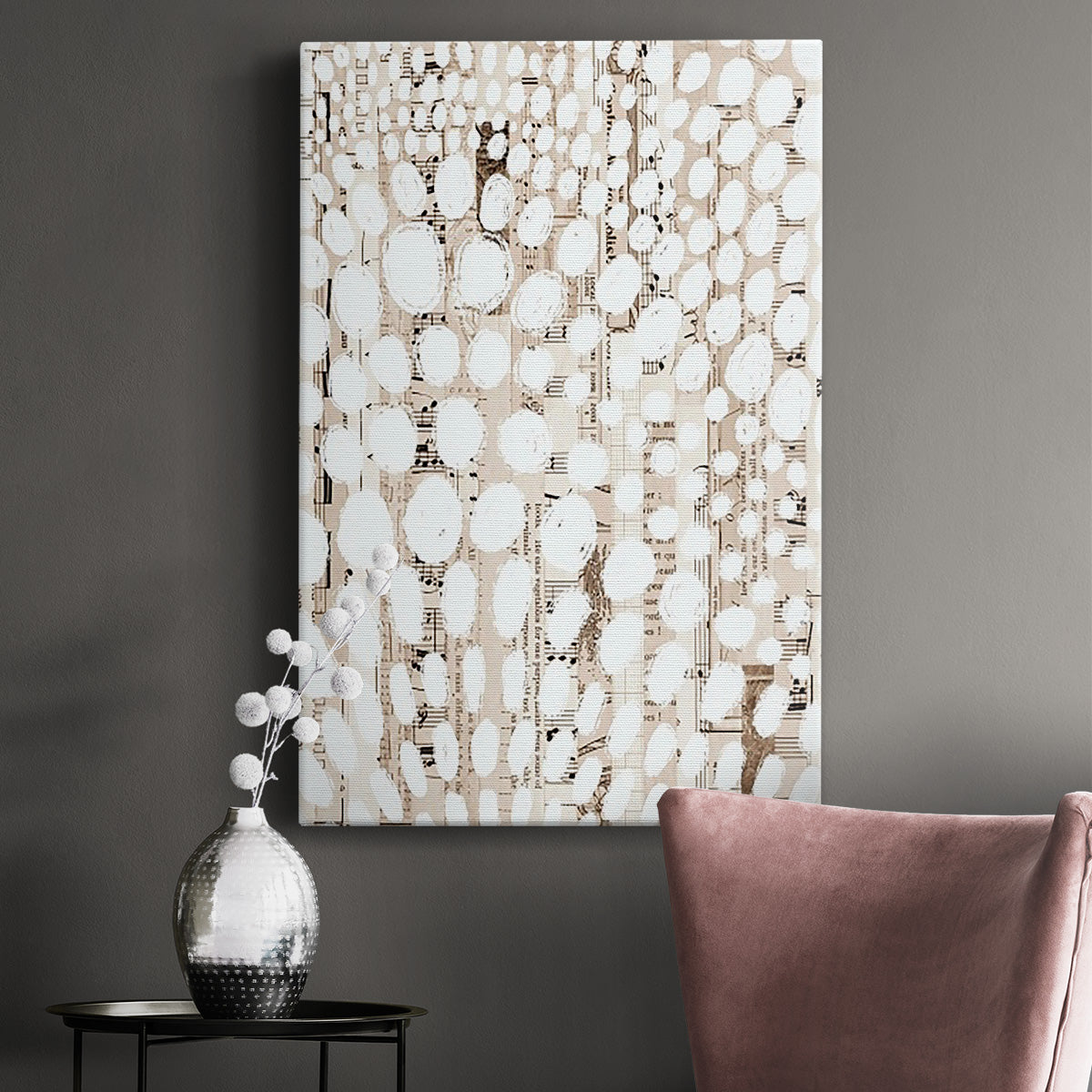 Vintage Pattern I Premium Gallery Wrapped Canvas - Ready to Hang