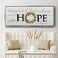 Joy Hope and Peace - Floater Framed Canvas Print