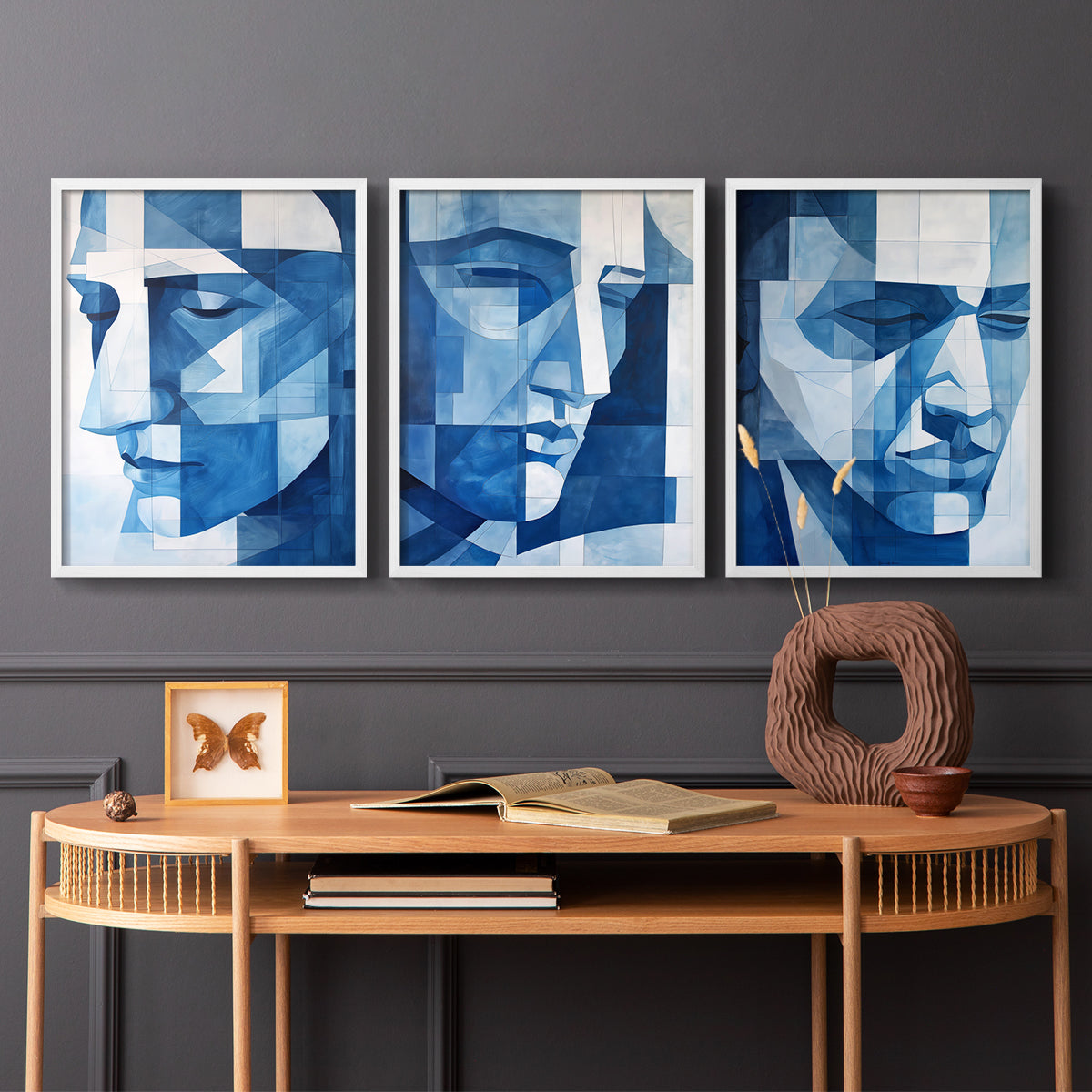 Abstract Series XXVIII - Restickable Framed Art Set