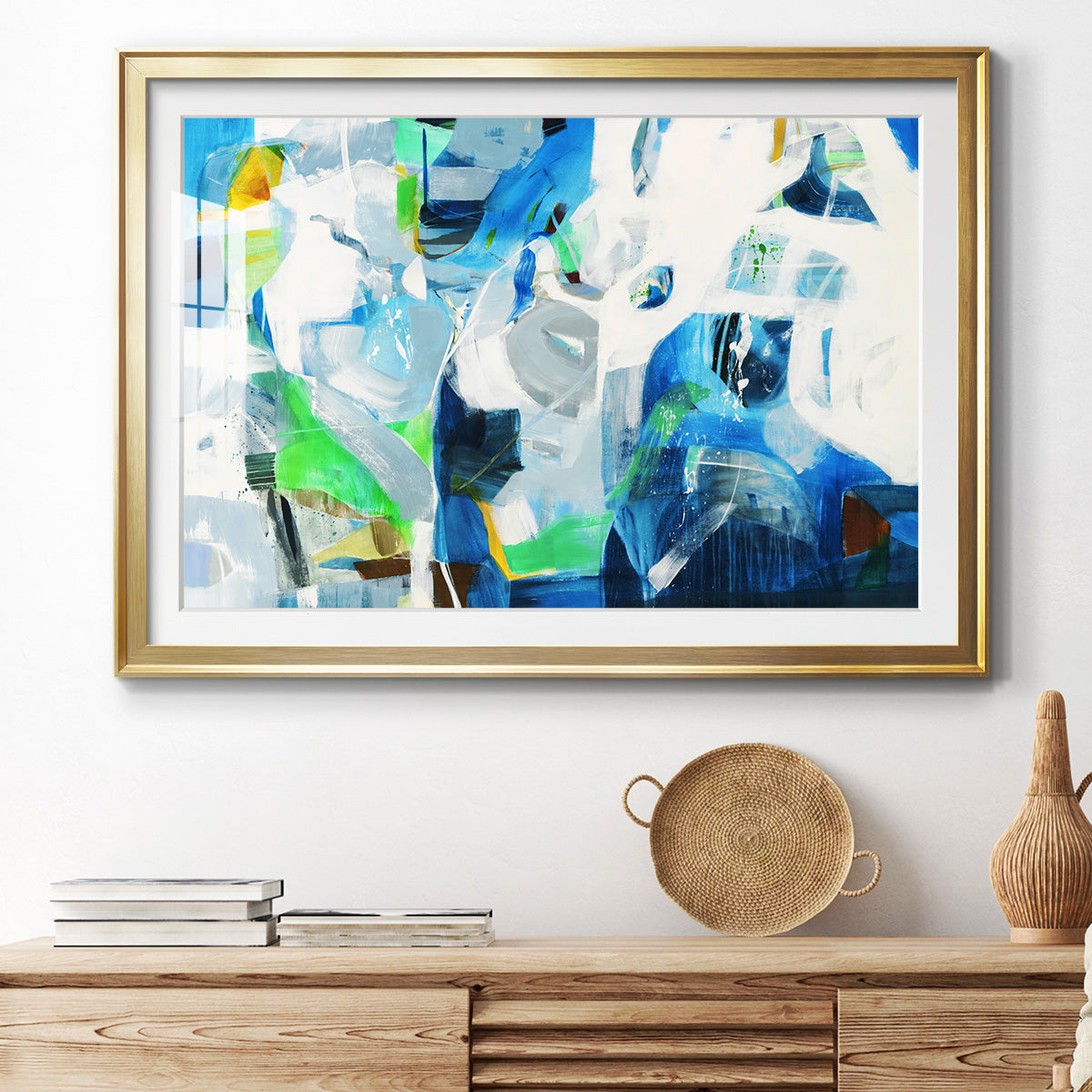 Down the Rapids Premium Framed Print - Ready to Hang