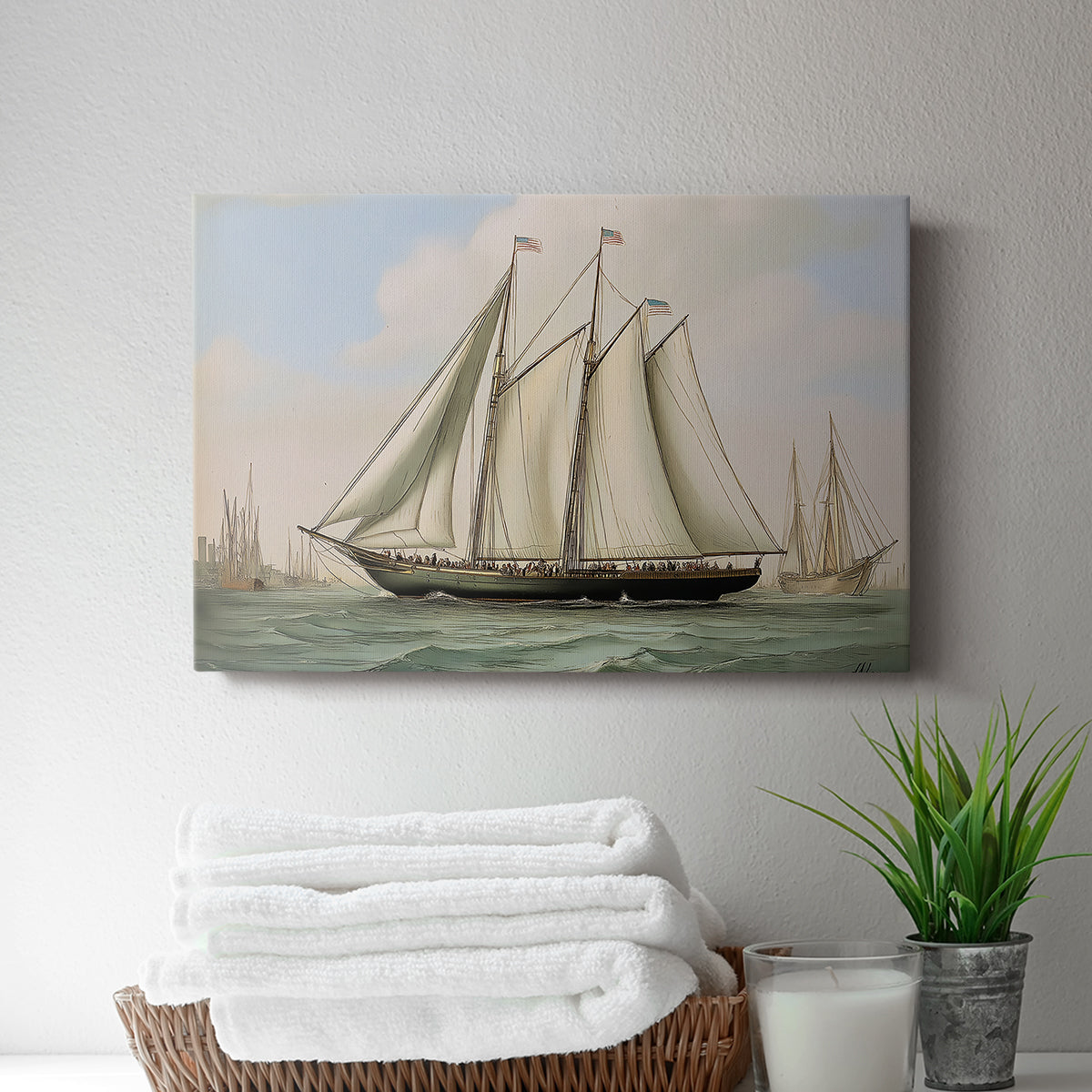 Vintage Ship XLVI - Canvas Art Print