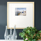 Santorini View Premium Framed Print Double Matboard