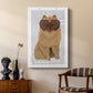 Pomeranian and Heart Glasses - Canvas Art Print