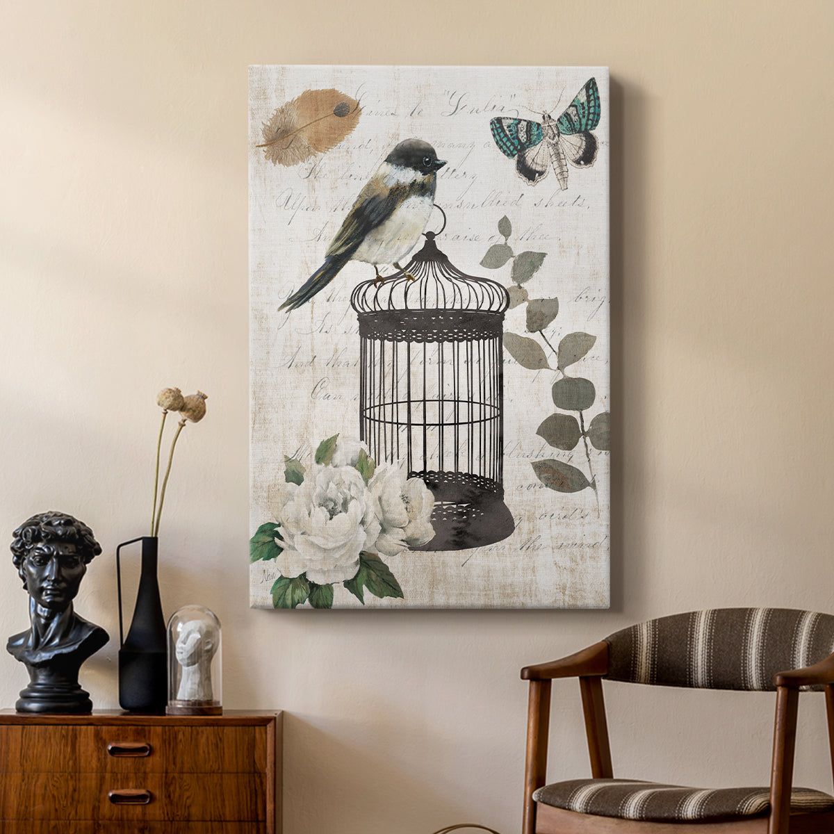 Vintage Menagerie I - Canvas Art Print