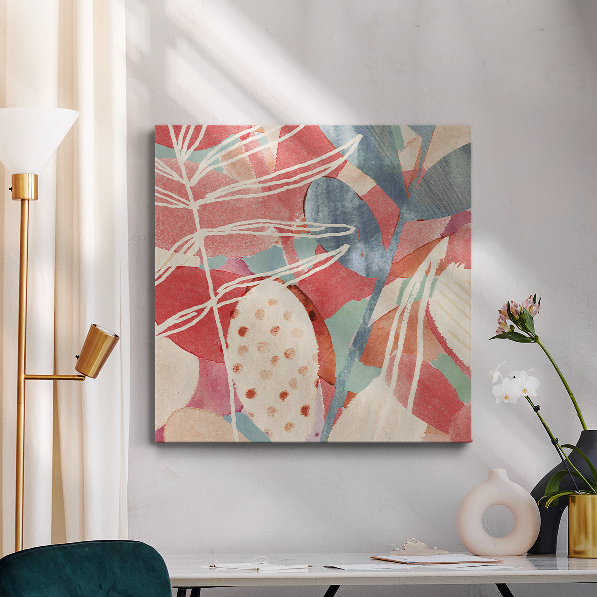 Tropical Assemblage II - Canvas Art Print