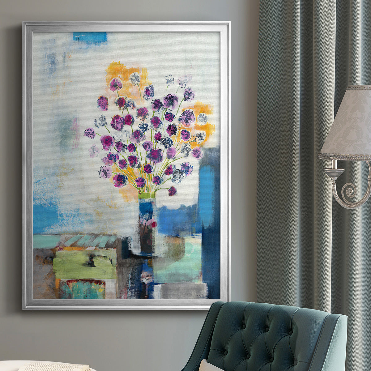 On A Quiet Day - Modern Framed Canvas Print