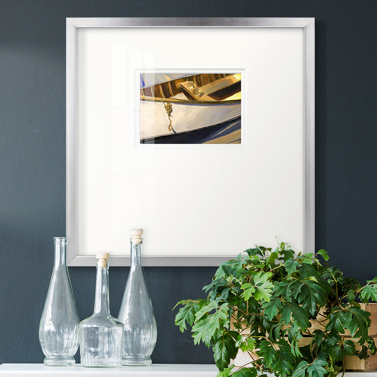 Golden Cano III Premium Framed Print Double Matboard