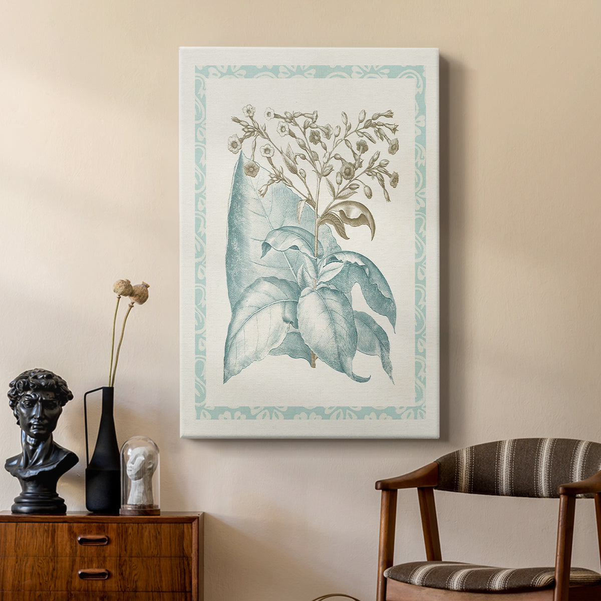 Willow Blue Besler I - Canvas Art Print