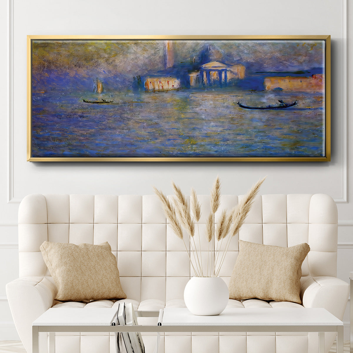 San Giorgio Maggiore, Twilight, 1908 - Floater Framed Canvas Print
